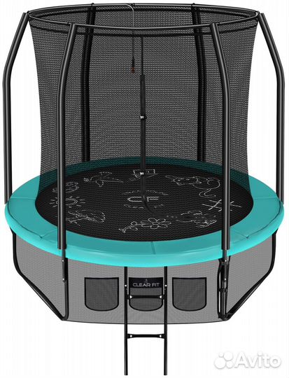 Батут Clear Fit FamilyHop 8ft