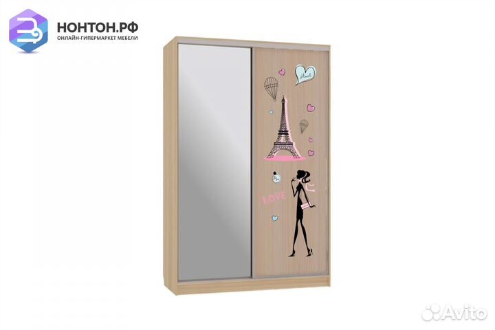 Шкаф-купе Гранд 1-600 Амели дуб сонома