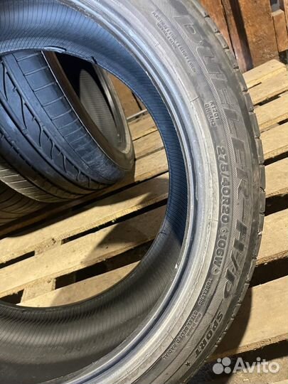 Bridgestone Dueler H/P Sport RFT 275/40 R20 и 315/35 R20