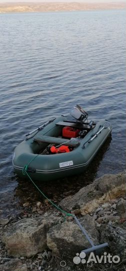 Надувная лодка пвх с мотором yamaha 8л.с