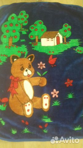 Плед детский в кроватку или каляску