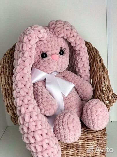 Вязаный зайка