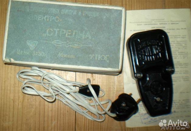 Советский электроутюг Стрелка винтаж