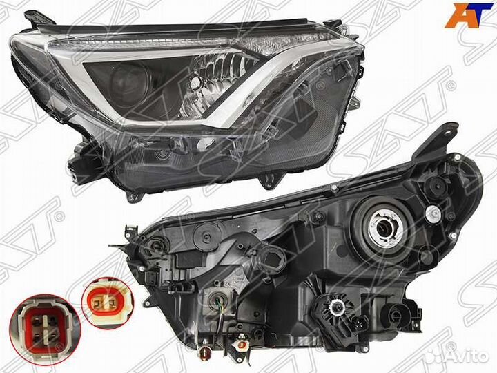 Фара правая галоген передняя правая Toyota Rav4