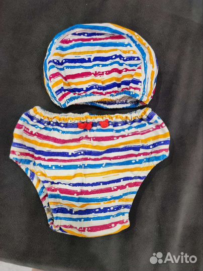 Трусики и шапочка для бассейна