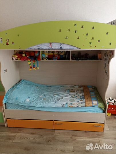 Двухъярусная кровать бу все дефекты на фото