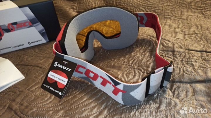 Очки снегоход квадроцикл Scott Primal MY23 Red/Yel