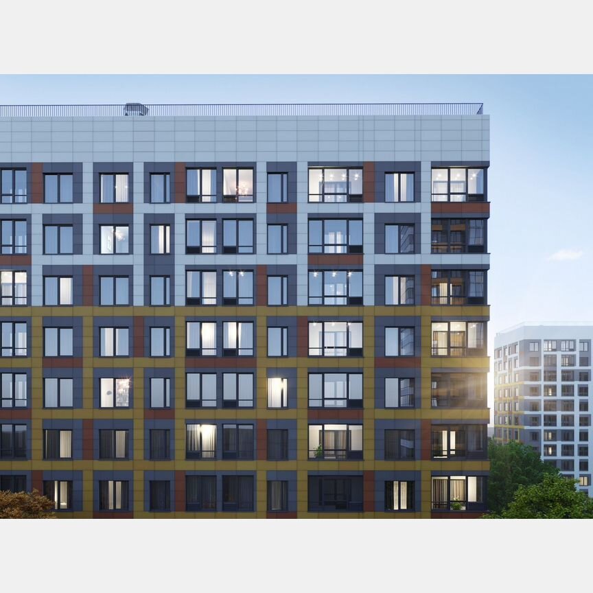 2-к. квартира, 61,9 м², 12/12 эт.