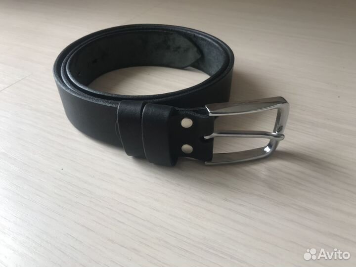 Ремень кожаный мужской, ручная работа