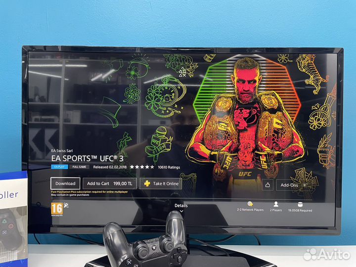 Sony playstation PS4 FAT + 100 игр подписка на год