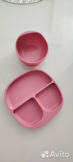 Детская посуда силиконовая