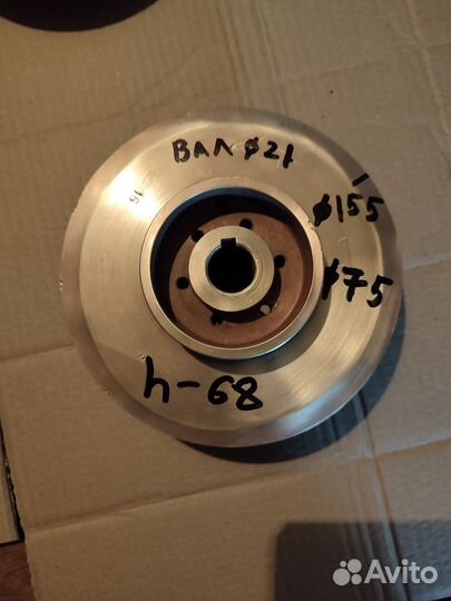 Крыльчатка, рабочее колесо насосамат. бронза. Б.У