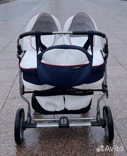 Коляска для двойни mikado