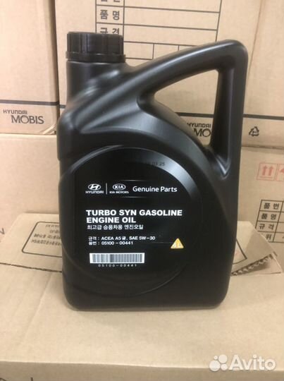 Масло моторное 5w30 hyundai