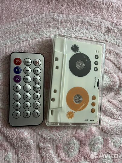 Кассета адаптер mp3 плеер с пультом