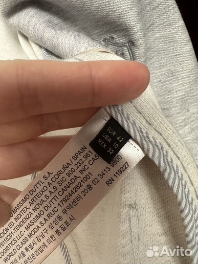 Massimo dutti пиджак 42 eur