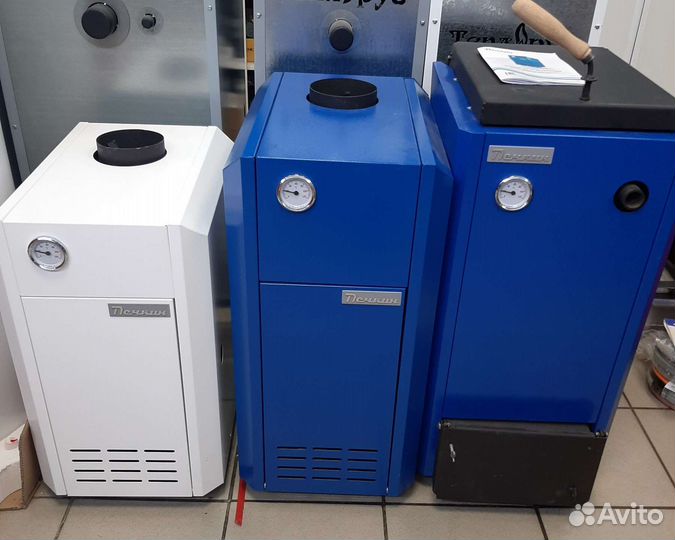 Котлы газовые ксг- 10, ксг- 16 и тверд. кст-12,5