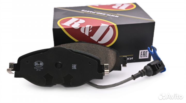 Тормозные колодки R&D Audi/Skoda/VW пер