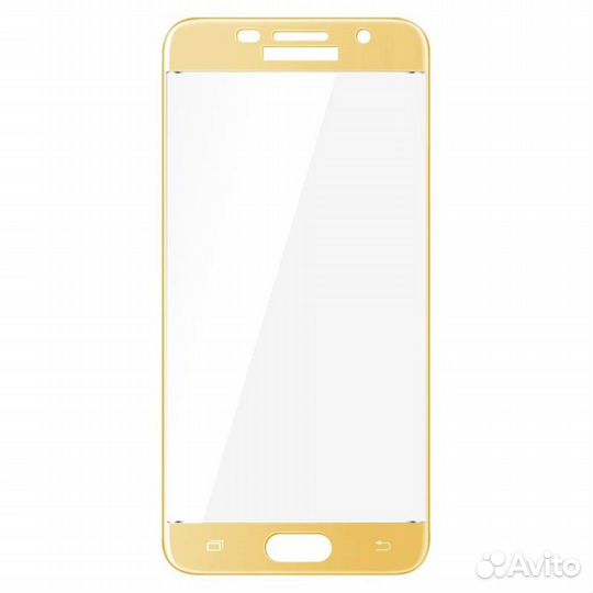 Защитное стекло 3D samsung Galaxy A5 2017 (gold)
