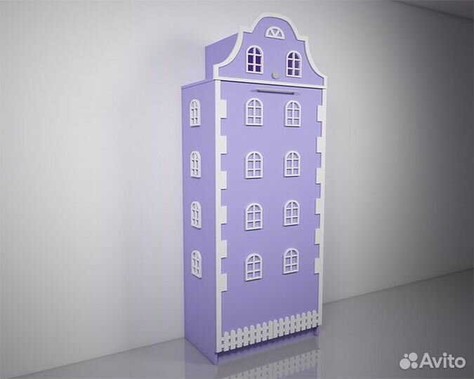 Детская кровать домик шкаф трансформер подъемная