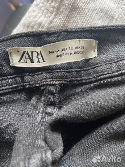 Джинсы zara мужские