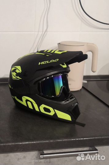 Кроссовый шлем новый