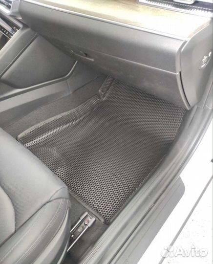 Коврики в машину eva в подарок подпятник + 2 лого