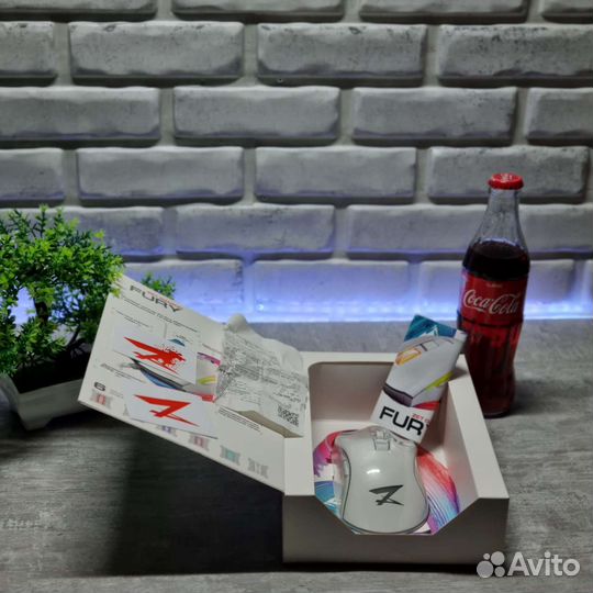 Игровая мышь zet gaming fury white