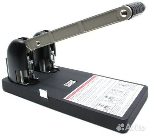 Дырокол мощный KW-Trio до 150 листов с линейкой