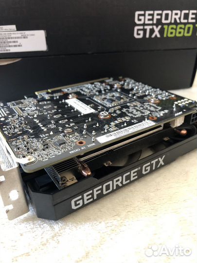 Видеокарта geforce GTX 1660 ti stormx 6GB