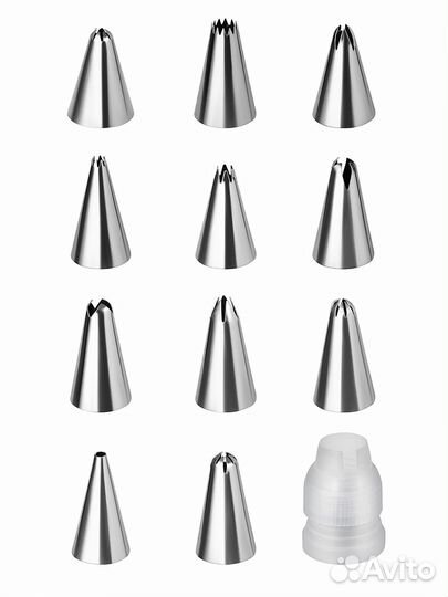 Кондитерский мешок с насадками для крема