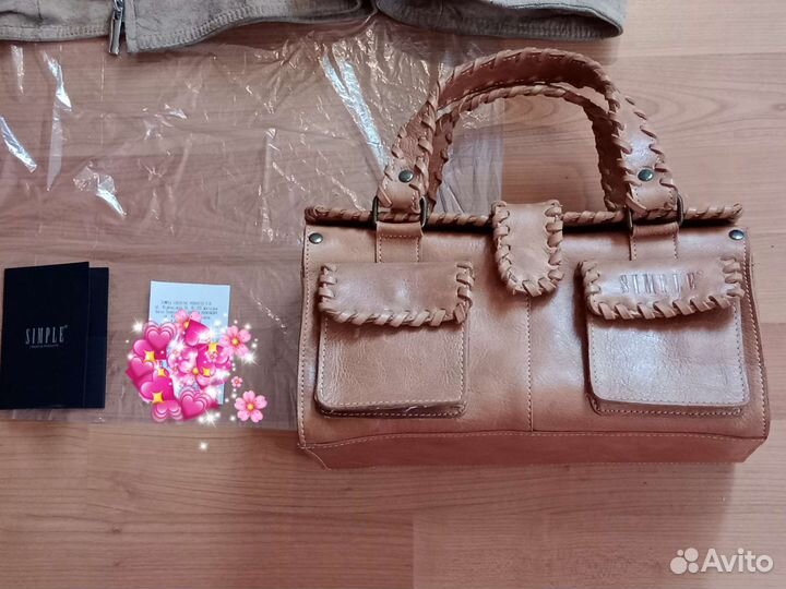 Vintage Сумочка -сундучок Куртка замша gianni