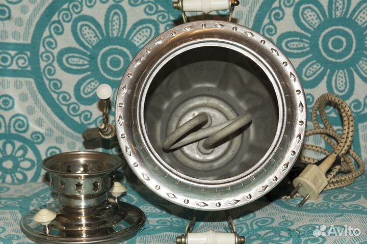 Самовар электрический никелированный 3 литра