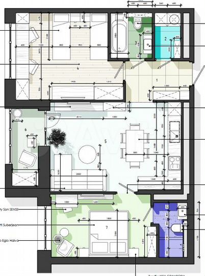 2-к. квартира, 69,9 м², 12/16 эт.