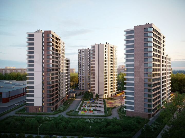 3-к. квартира, 89 м², 11/18 эт.