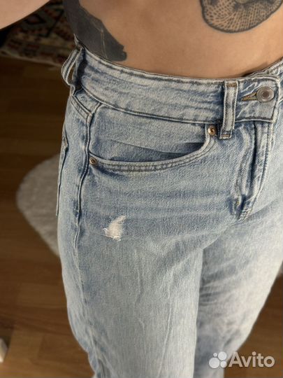 Джинсы женские прямые h&m