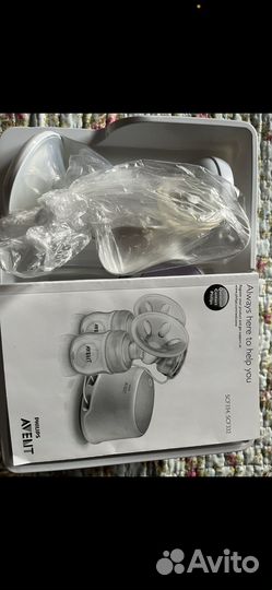 Молокоотсос avent электрический