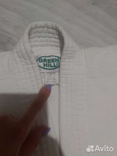 Кимоно для дзюдо 120 Green Hill