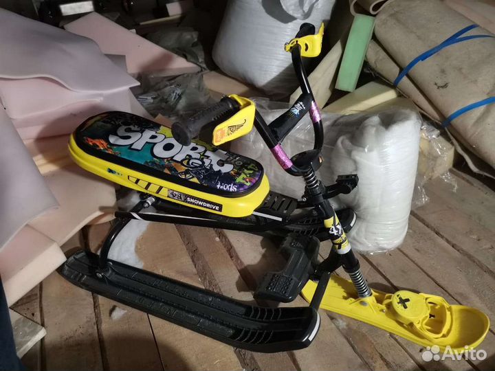 Детский снегокат бу