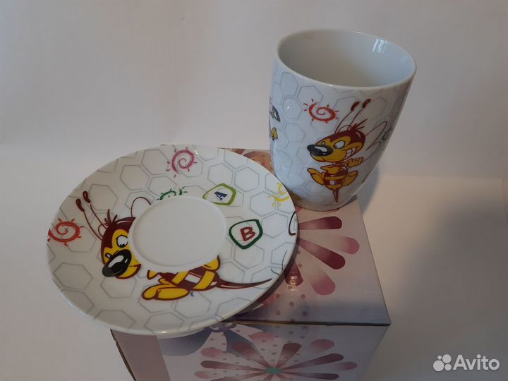 Чайная пара, чашка + блюдце 