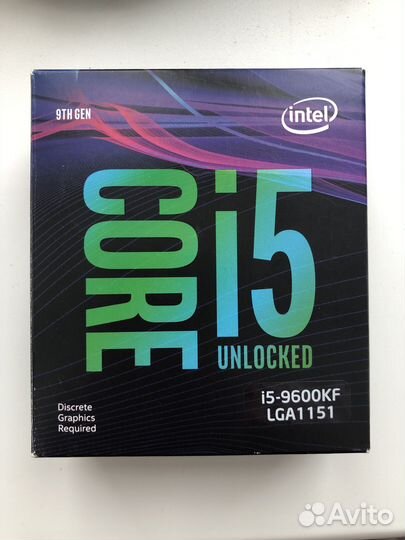 Процессор Intel Core i5-9600KF BOX