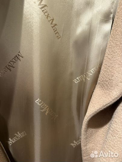 Пальто халат maxmara 1 линия, верблюжья шерсть