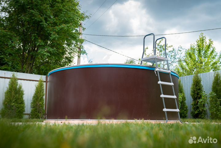 Каркасный бассейн морозоустойчивый 2,44 х1,25 м