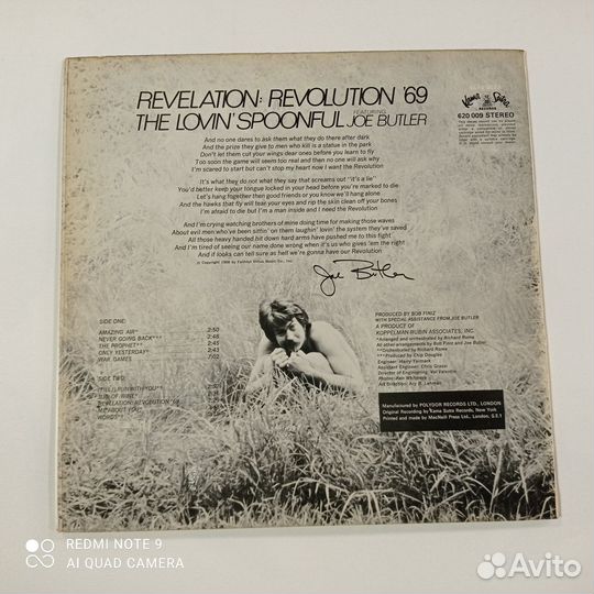 The Lovin' Spoonful Featuring Joe Butler.LP,UK