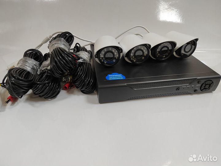 Видеонаблюдение 4 кам., веб камера, camera