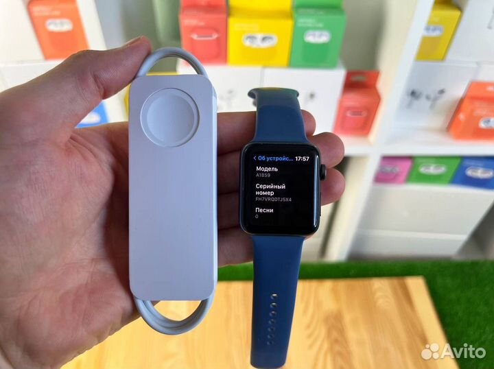 Часы apple watch 3 42mm акб 82