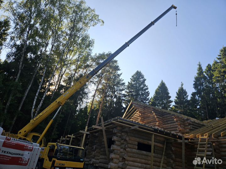 Аренда и услуги автокрана, 30 т, 43 м, с гуськом 9 м