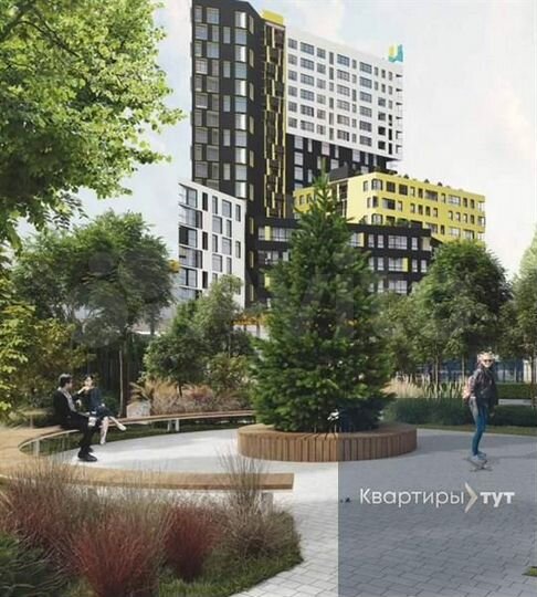 2-к. квартира, 61,8 м², 3/25 эт.