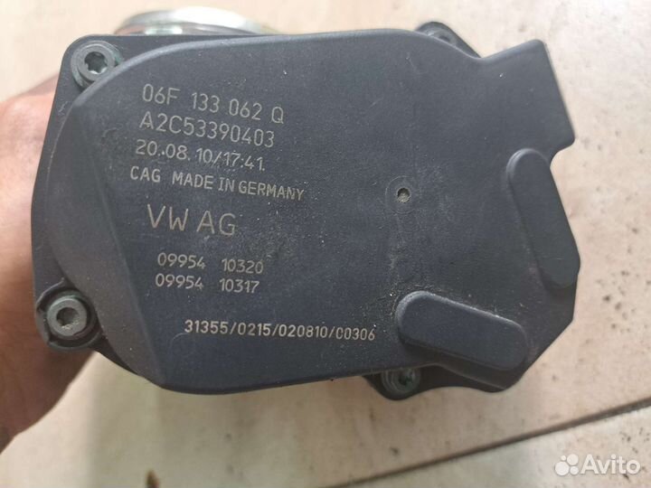 Дроссельная заслонка vag