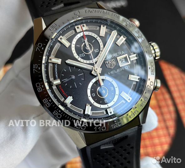 Часы Tag Heuer carrera calibre 01 хронограф новые